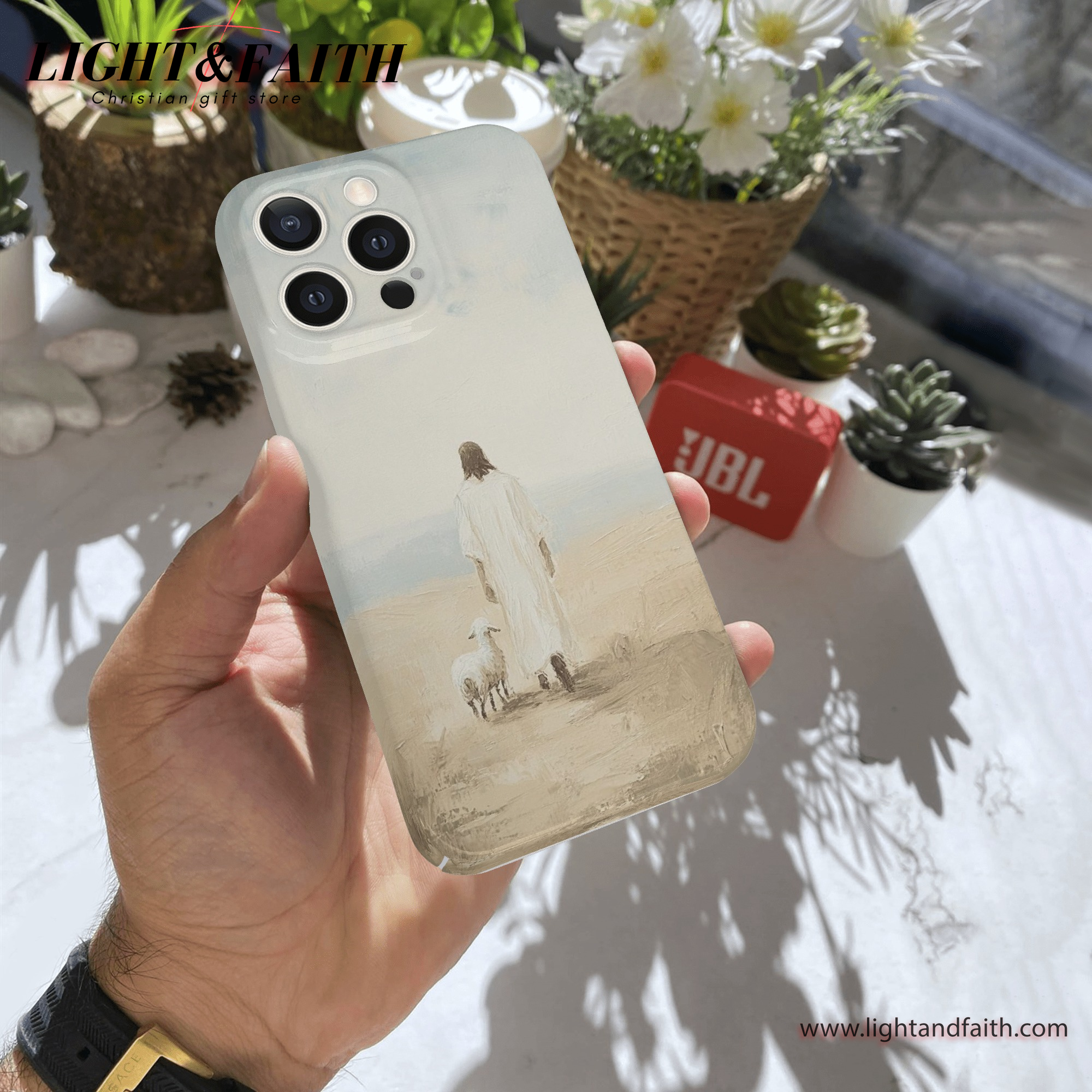 The Good Shepherd Phone Case, Christian Phone Case, Bible Verse Phone Case, Religious Gift, PCLAF34